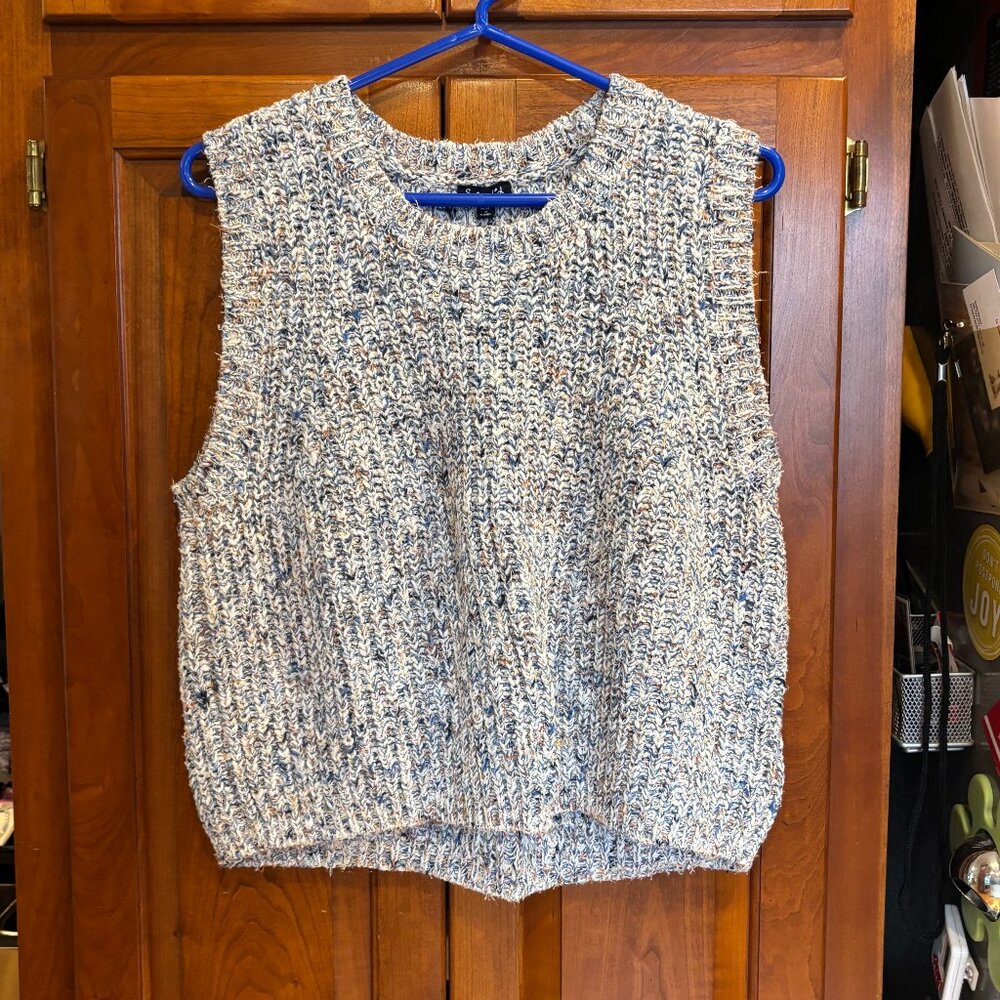 NWOT Splendid Sweater Vest XLarge Multicolor